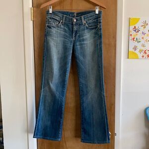 7 for all mankind low waist flair